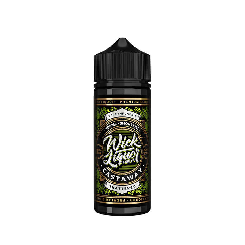 Wick Liquor Castaway Shattered 100ml Shortfill E-Liquid