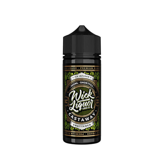 Wick Liquor Castaway Shattered 100ml Shortfill E-Liquid