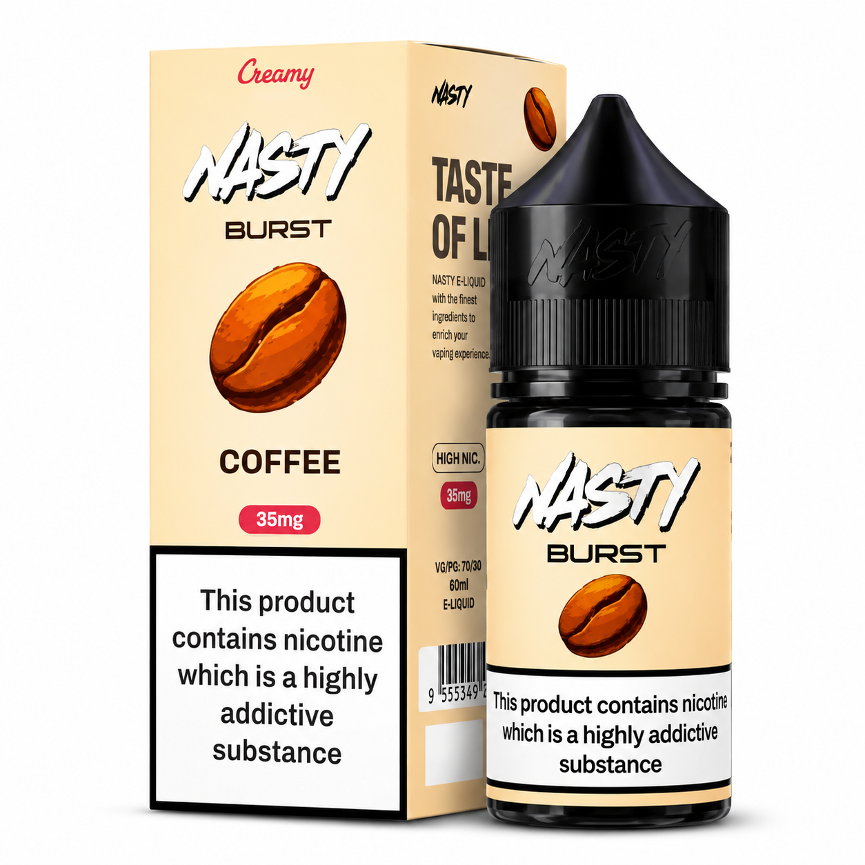 Nasty Burst Coffee Nic Salt 30ML | 35mg & 50mg