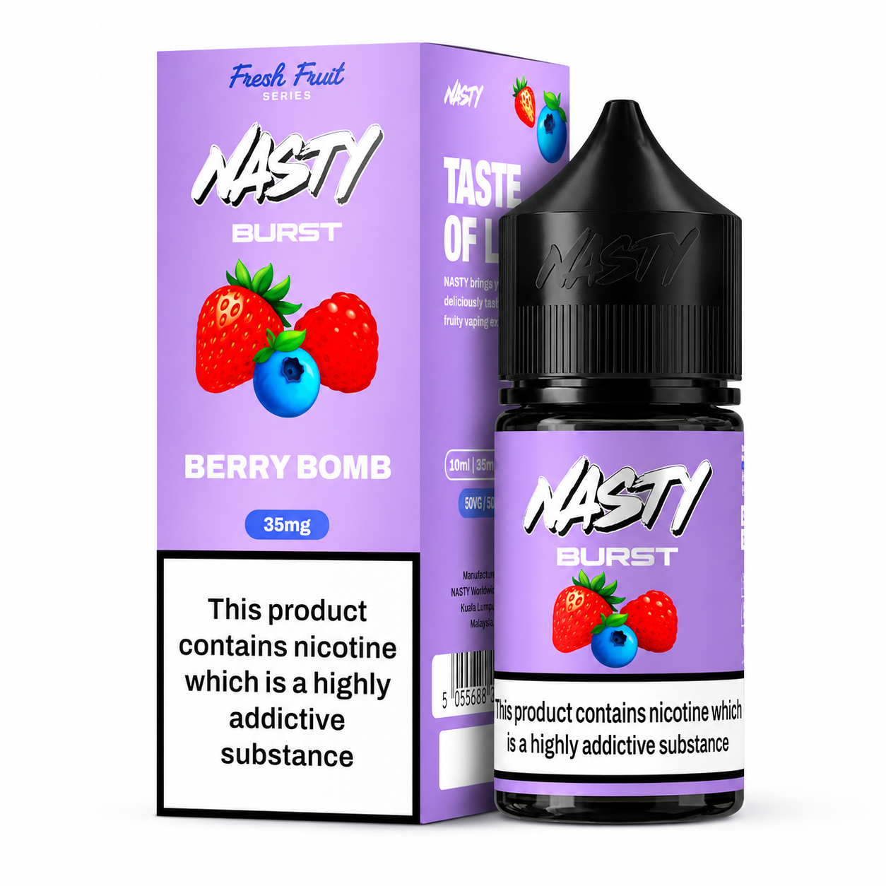 Nasty Burst Berry Bomb Nic Salt 30ML | 35mg & 50mg