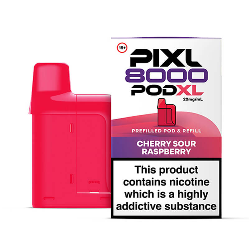 PIXL 8000 Cherry Sour Raspberry Prefilled Pod + Refill