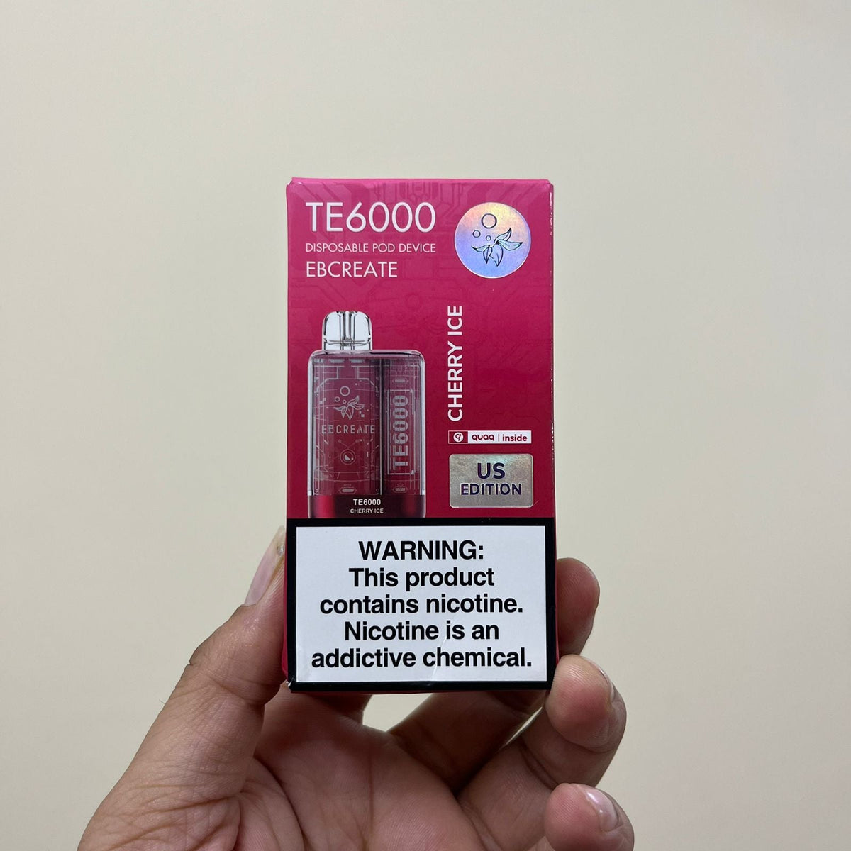EB Create TE 6000 Rechargeable Vape Device - Nic 5mg