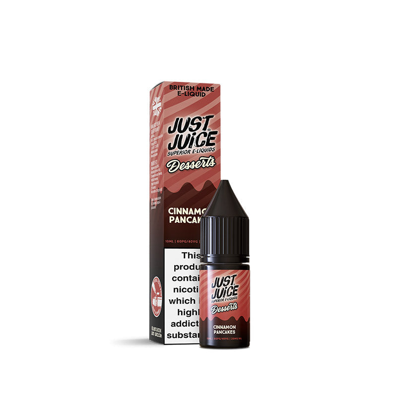Just Juice Desserts Cinnamon Pancakes 10ml Nic Salt E-Liquid
