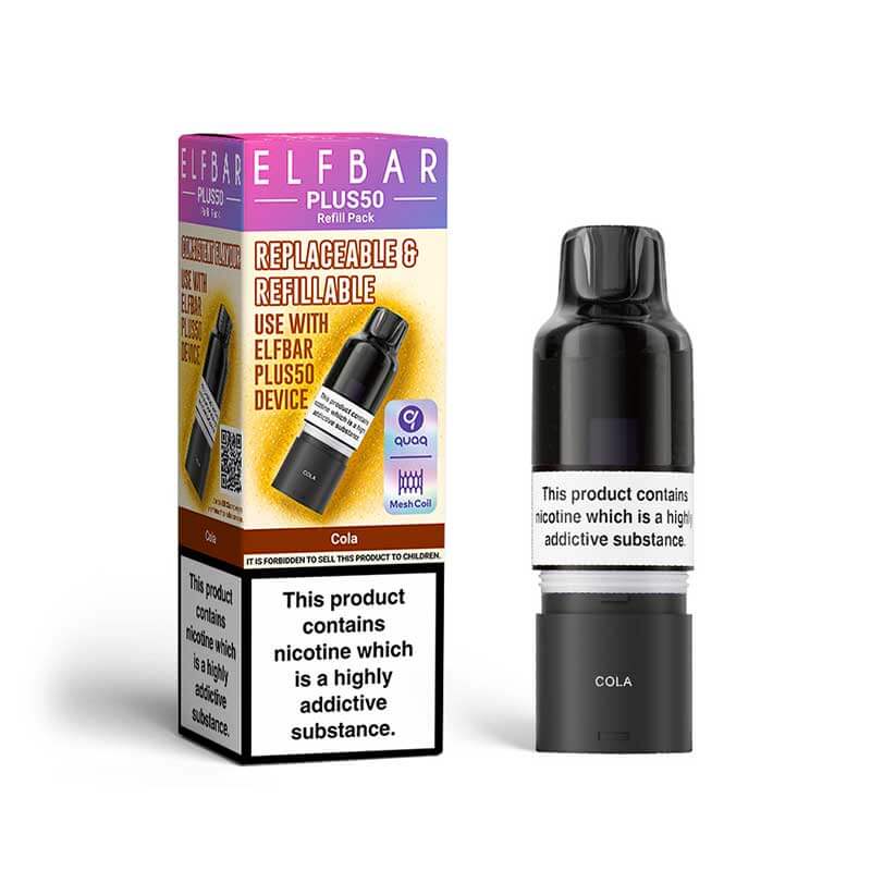 Elf Bar Plus50 Cola Prefilled Pod + Refill
