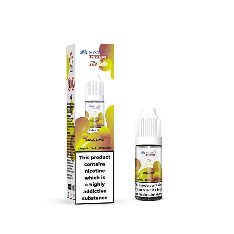 Hayati Pro Max Cola Lime Nic Salt E-Liquid 10ml