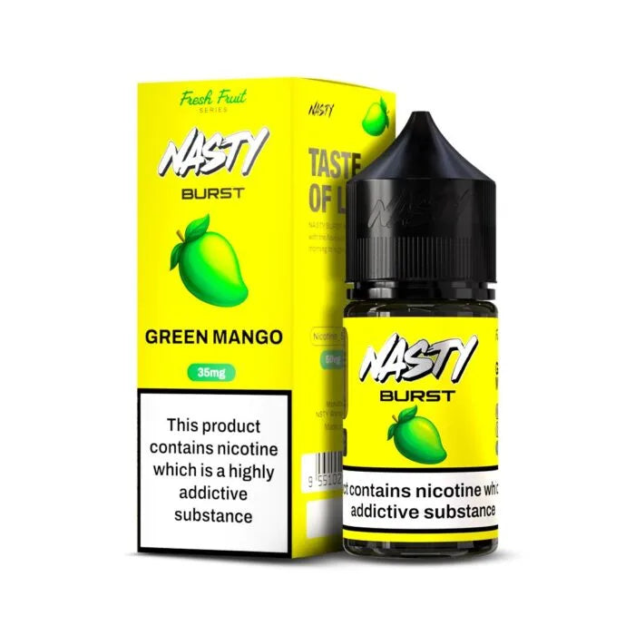 Nasty Burst Nic salts - Green Mango