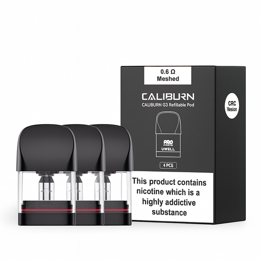 UWELL CALIBURN G3/GK3/G4 REPLACEMENT PODS-Pack of 4