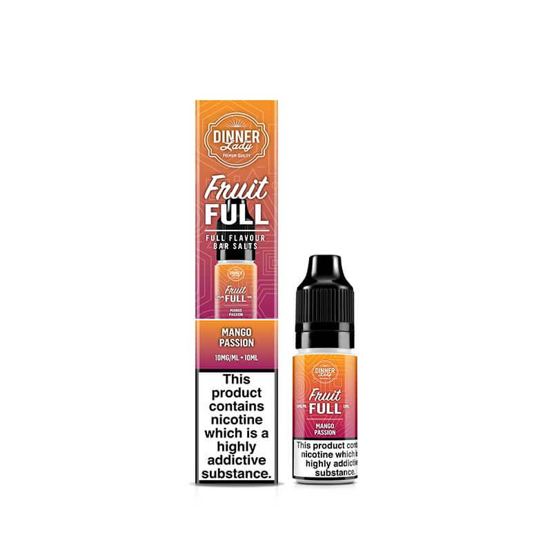 Dinner Lady Fruit Full Mango Passion 10ml Nic Salt E-Liquid