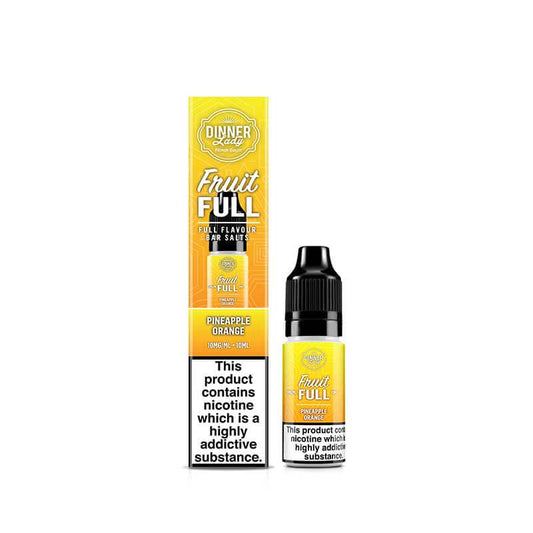 Dinner Lady Fruit Full Orange Pineapple 10ml Nic Salt E-Liquid