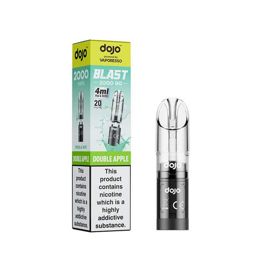 Vaporesso DOJO Blast 2000 Go Double Apple Prefilled Pod & Refill