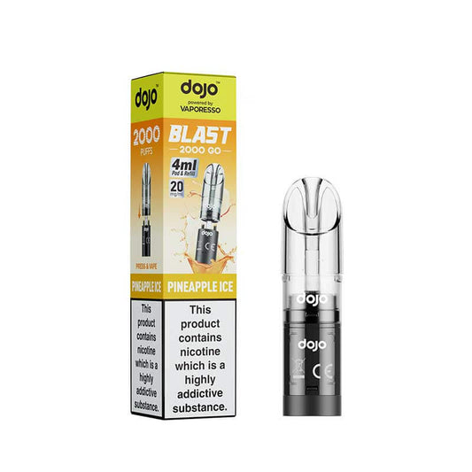 Vaporesso DOJO Blast 2000 Go Pineapple Ice Prefilled Pod & Refill