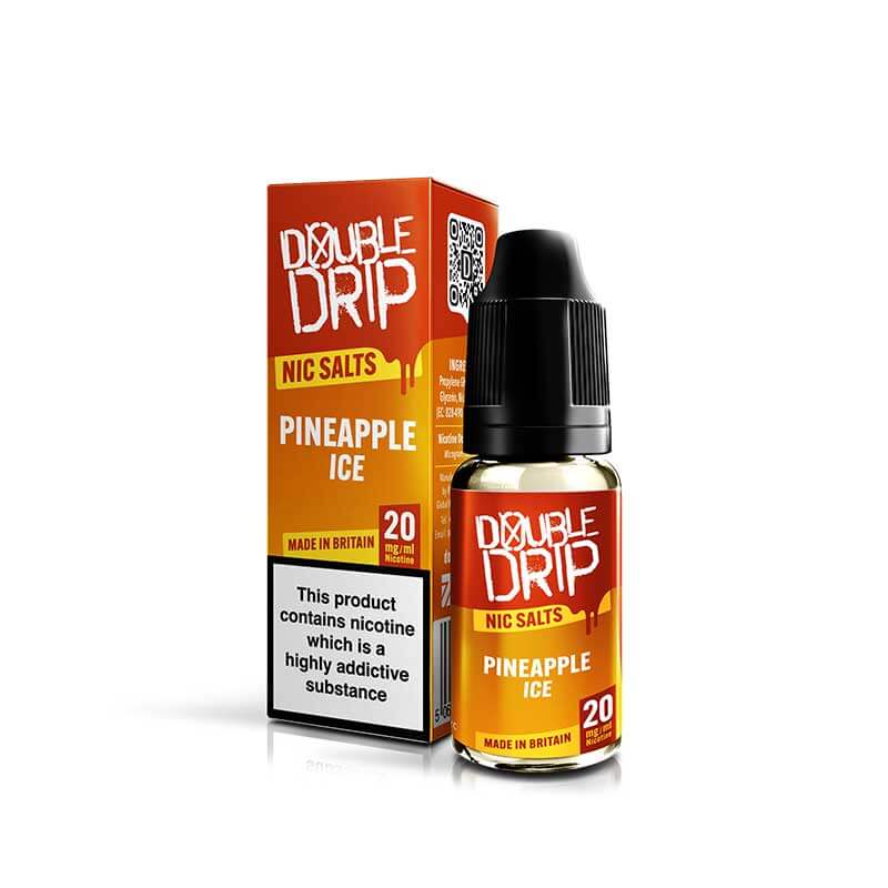 Double Drip Pineapple Ice Nic Salt 10ml E-Liquid