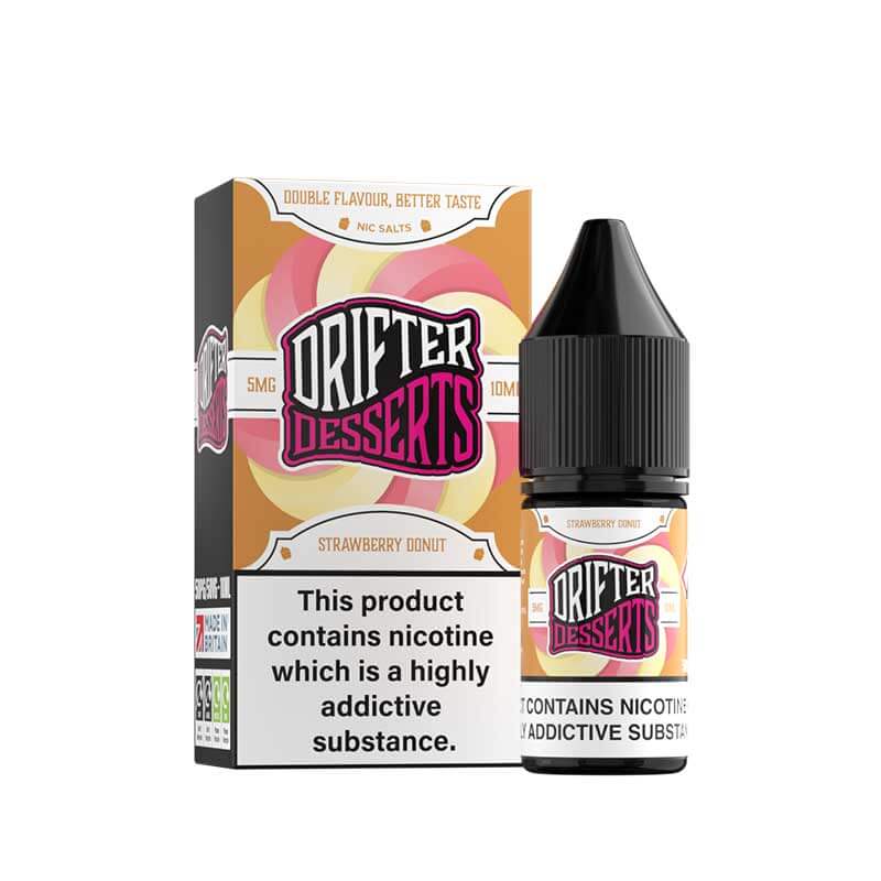Drifter Desserts Strawberry Donut 10ml Nic Salt E-Liquid