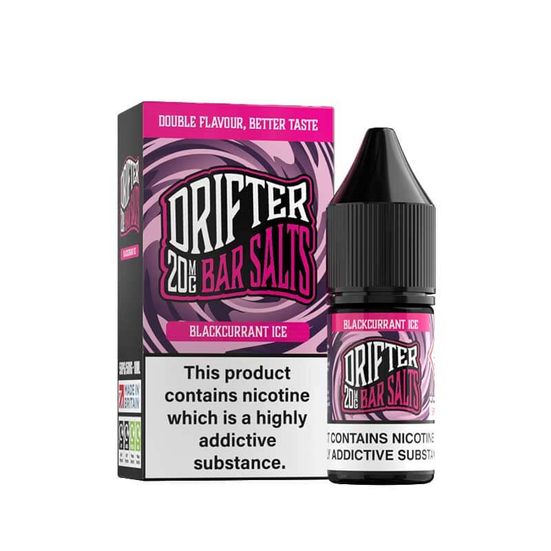 Drifter Bar Salts Blackcurrant Ice 10ml Nic Salt E-Liquid