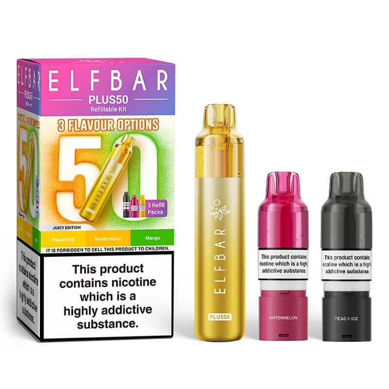 Elf Bar Plus 50 Prefilled Pod Vape Kits