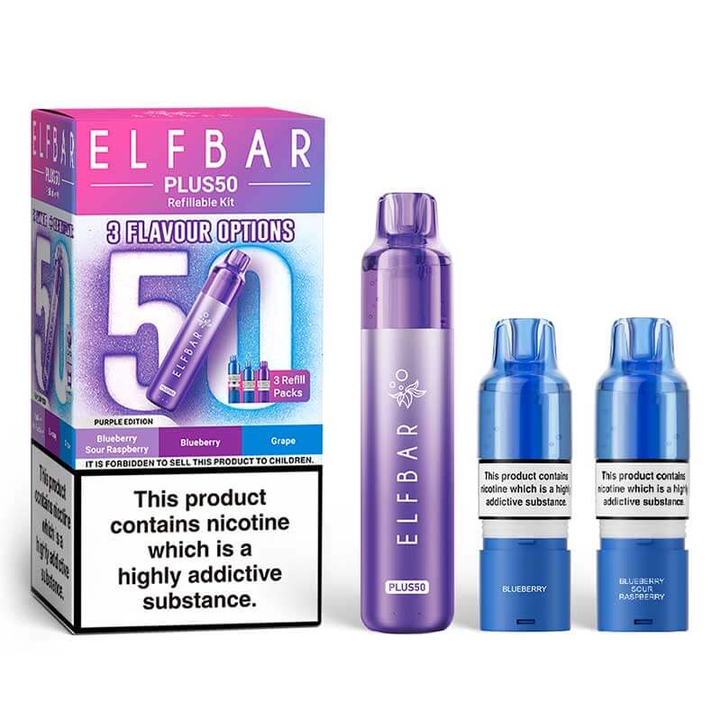Elf Bar Plus 50 Prefilled Pod Vape Kits