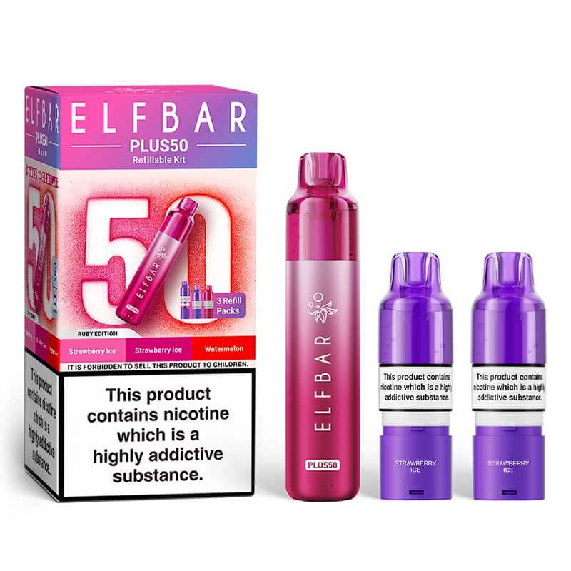 Elf Bar Plus 50 Prefilled Pod Vape Kits