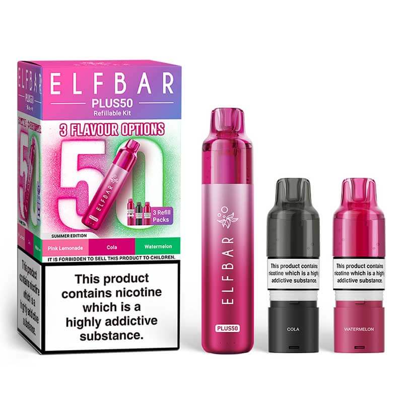 Elf Bar Plus 50 Prefilled Pod Vape Kits