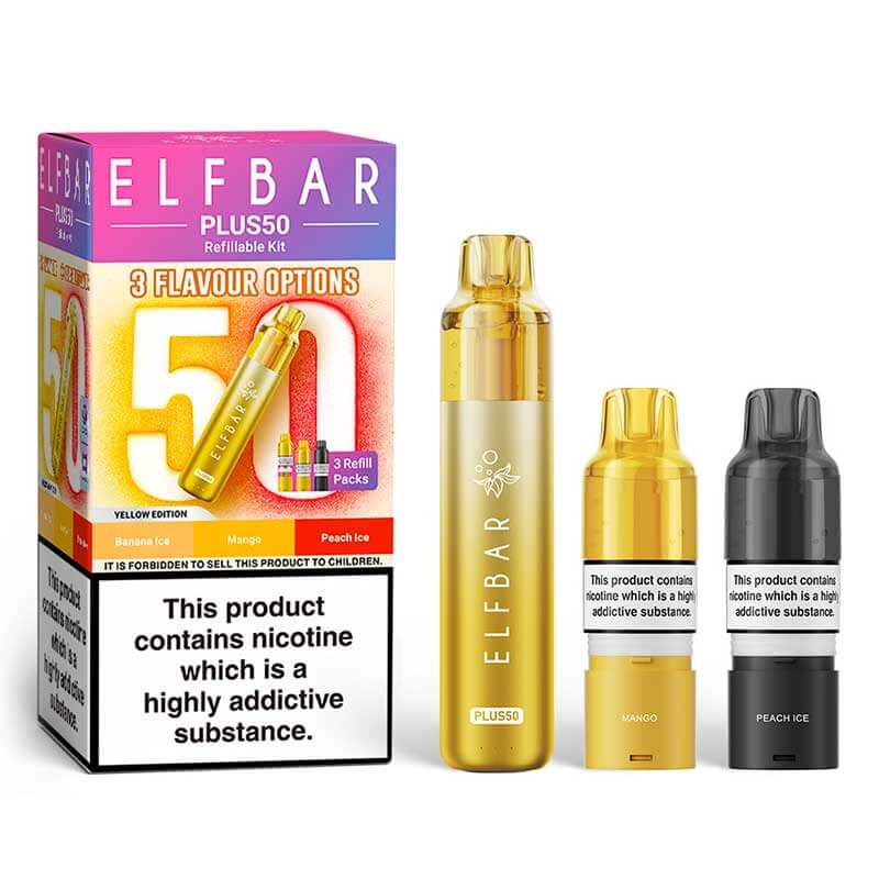 Elf Bar Plus 50 Prefilled Pod Vape Kits