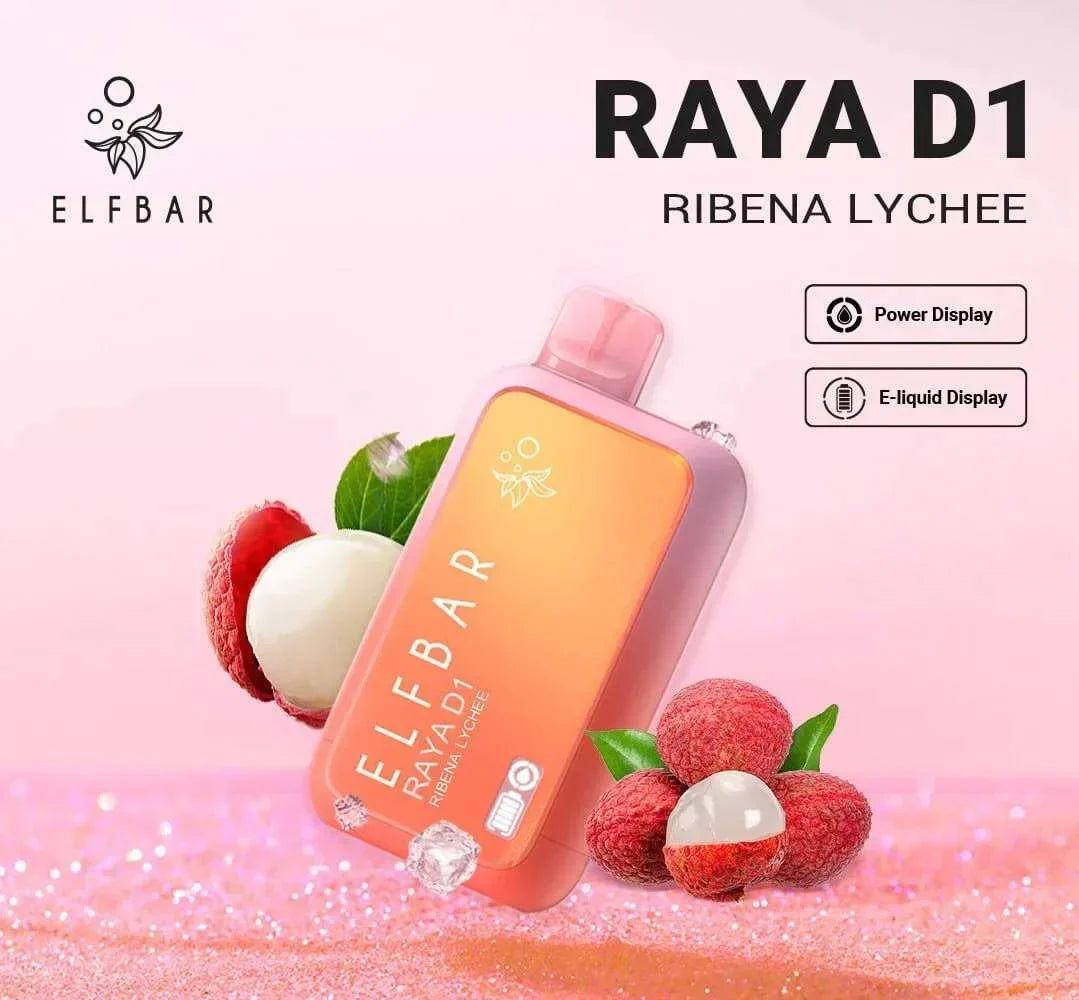 ELF BAR RAYA D1 – Ribena Lychee - Vape Shop Noida
