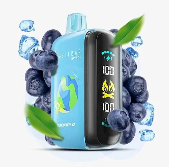 Elfbar Raya D3 25000 Puffs | 50mg Nic Disposable | Dedicated Indicators | Triple Mesh Coil