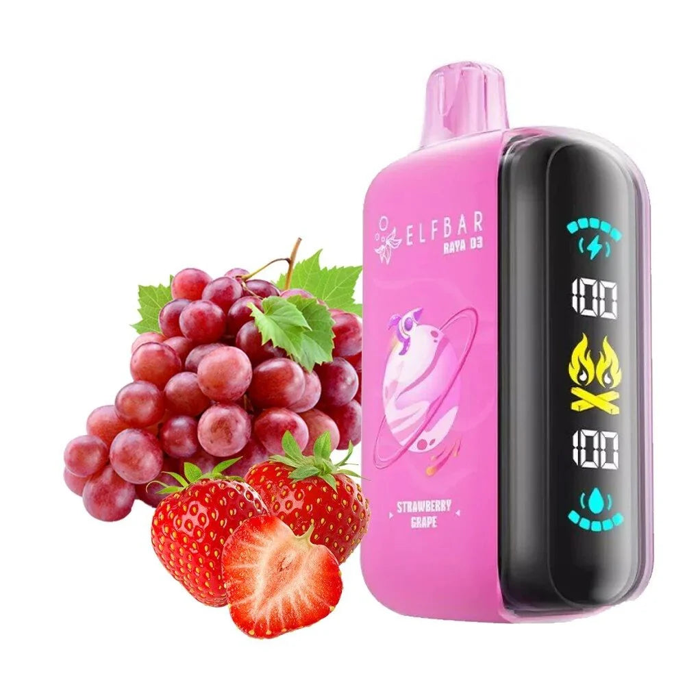Elfbar Raya D3 25000 Puffs | 50mg Nic Disposable | Dedicated Indicators | Triple Mesh Coil
