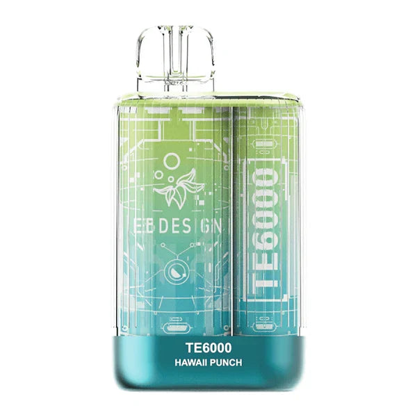 Elfbar TE 6000 Puffs | 50mg Nic Disposable | Type C Rechargeable