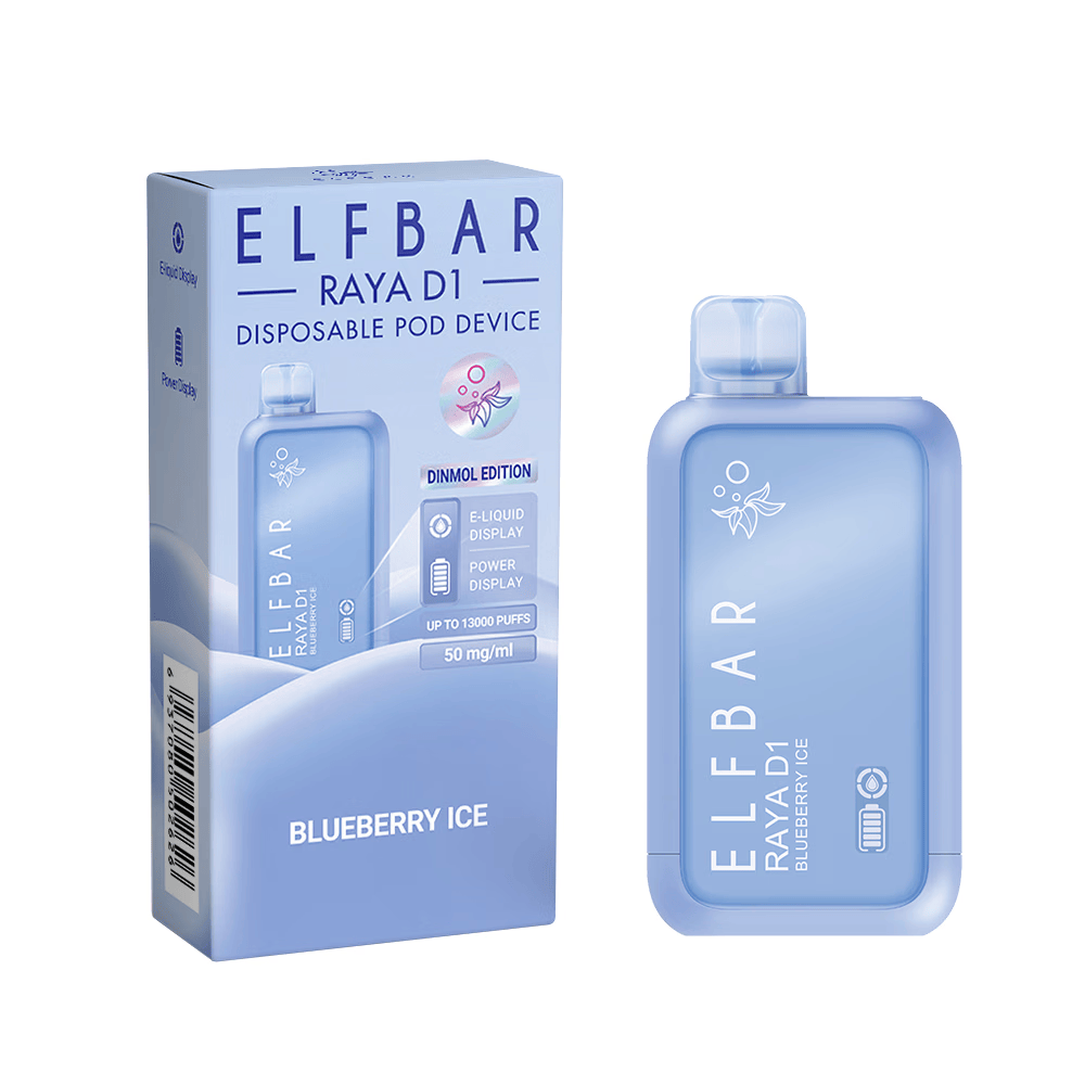 Elfbar Raya D1 13000 Puffs | 50mg Nic Disposable | Dedicated Indicators