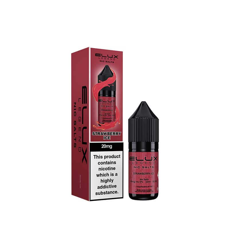 Elux Legend Strawberry Ice Nic Salt E-Liquid 10ml