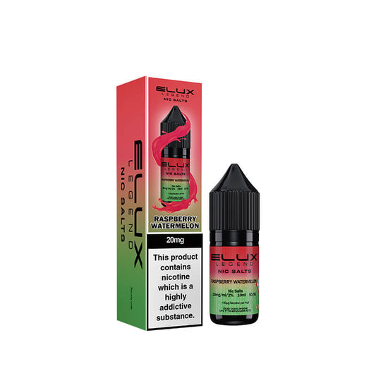 Elux Legend Raspberry Watermelon Nic Salt E-Liquid 10ml