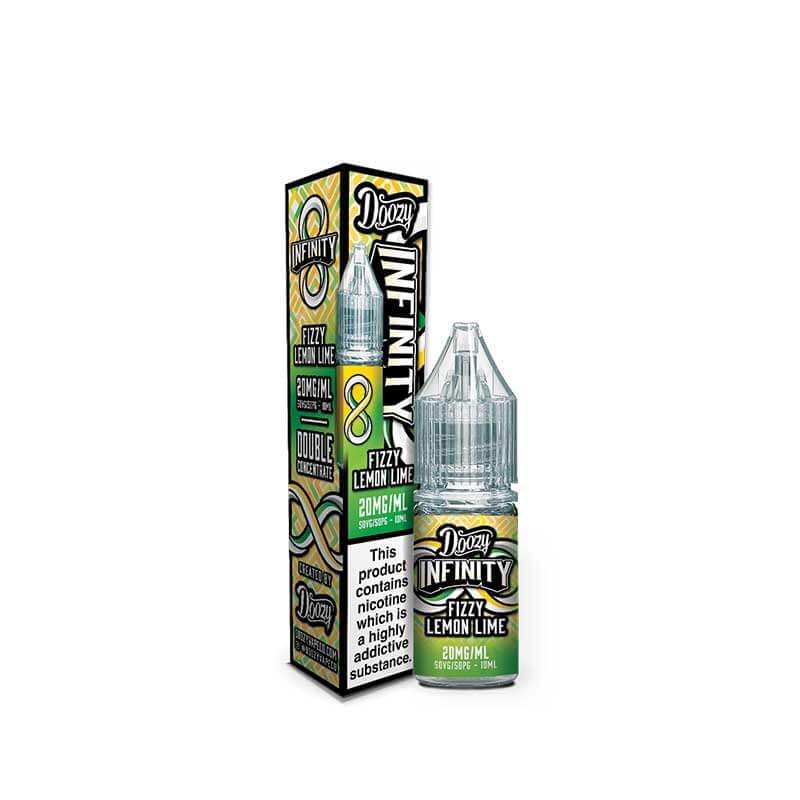 Doozy Vape Co Infinity Fizzy lemon Lime Nic Salt E-Liquid 10ml
