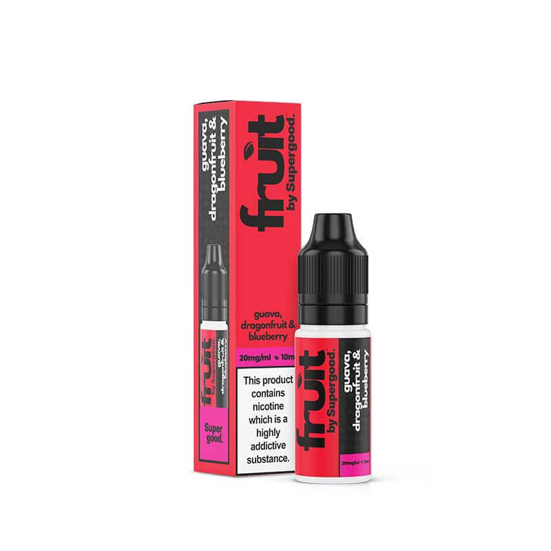 Fruit by Supergood  Guava Dragonfruit & Blueberry 10ml Nic Salts E-Liquid