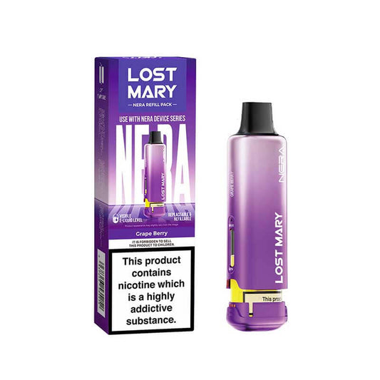 Lost Mary Nera15K Grape Berry Prefilled Vape Pods
