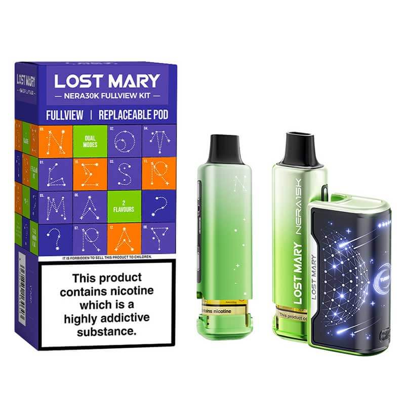 Lost Mary Nera30k Fullview Prefilled Pod Vape Kit
