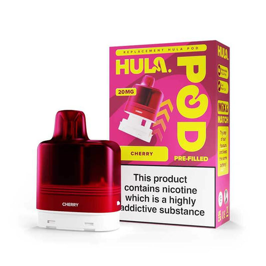 Hula 7000 Cherry Prefilled Vape Pod + Refill