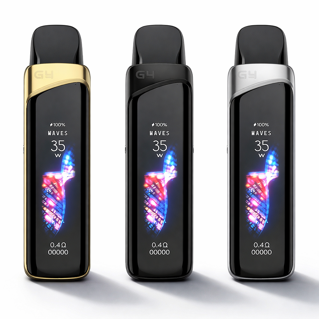 Uwell Caliburn G4 Pro Pod System Kit – 35W Touchscreen Vape with 1800mAh Battery, Adjustable Airflow & Mesh Coil Pods