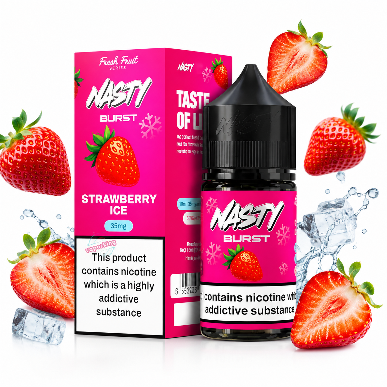 Nasty Burst Fresh Fruit Series 35 MG Nic Salt E-Liquid – 30ml