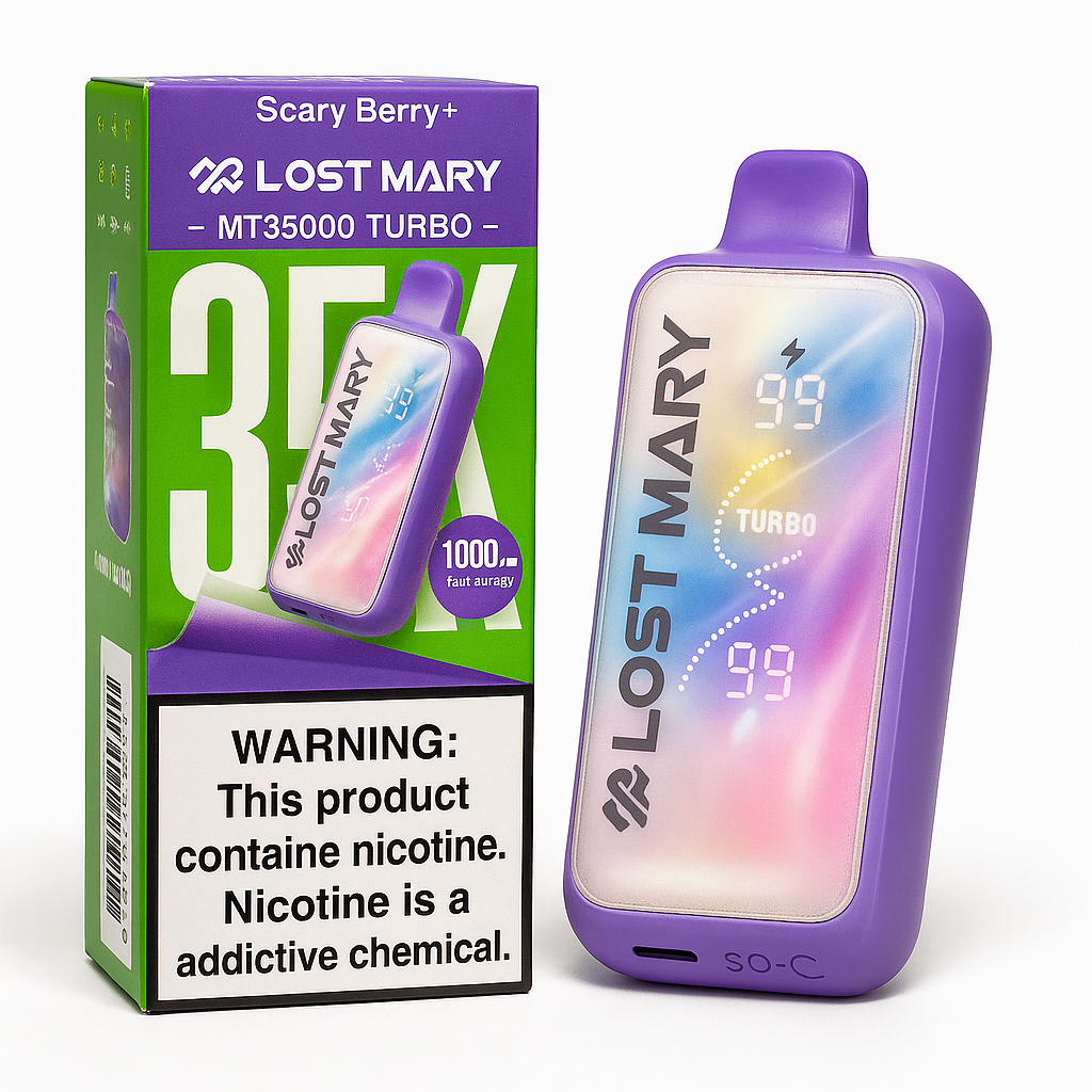 Lost Mary MT35000 Turbo Disposable Vape – 35000 Puffs, Rechargeable
