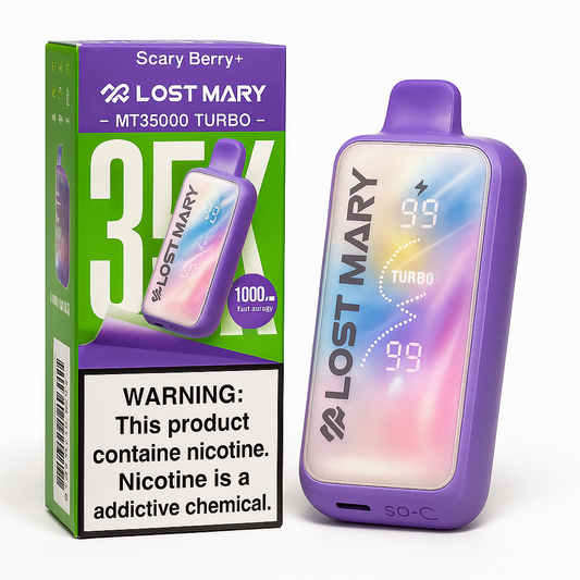 Lost Mary MT35000 Turbo Disposable Vape – 35000 Puffs, Rechargeable
