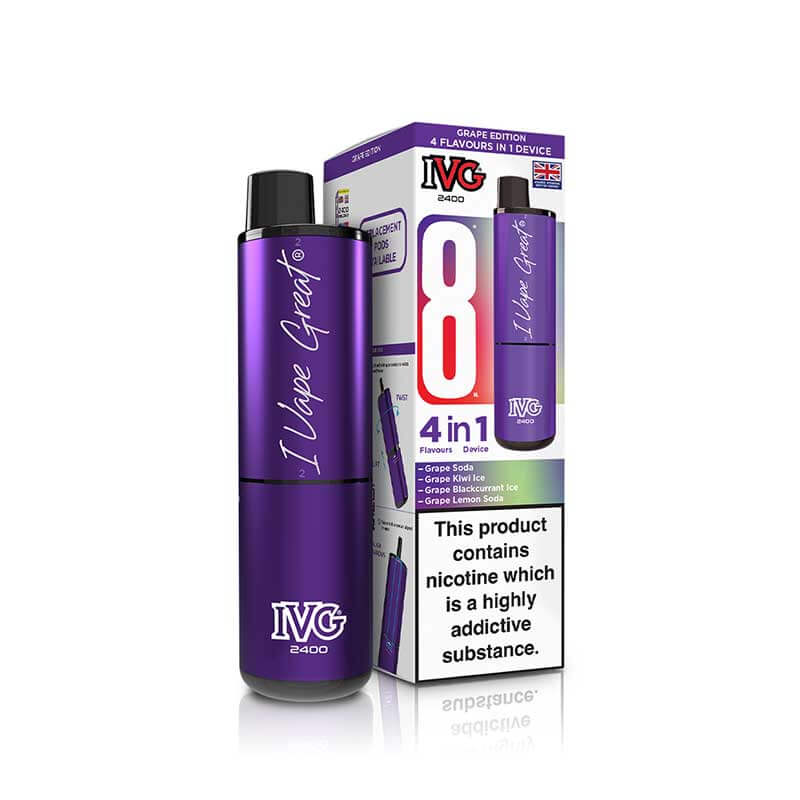 IVG 2400 4-in-1 Prefilled Pod Vape Kit
