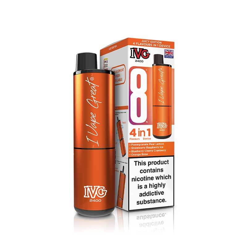IVG 2400 4-in-1 Prefilled Pod Vape Kit