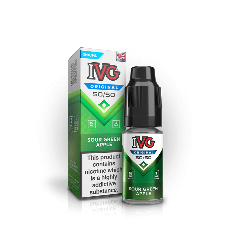 IVG  Sour Green Apple E-Liquid 50/50