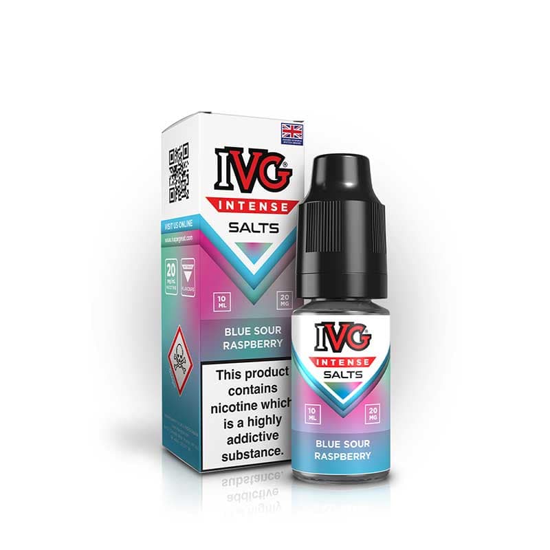 IVG Intense Salts Blue Sour Raspberry 10ml Nic Salts E-Liquid