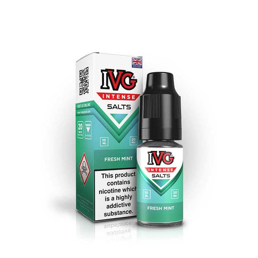 IVG Intense Salts Fresh Mint 10ml Nic Salts E-Liquid