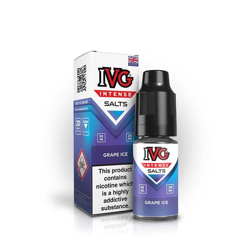 IVG Intense Salts Grape Ice 10ml Nic Salts E-Liquid