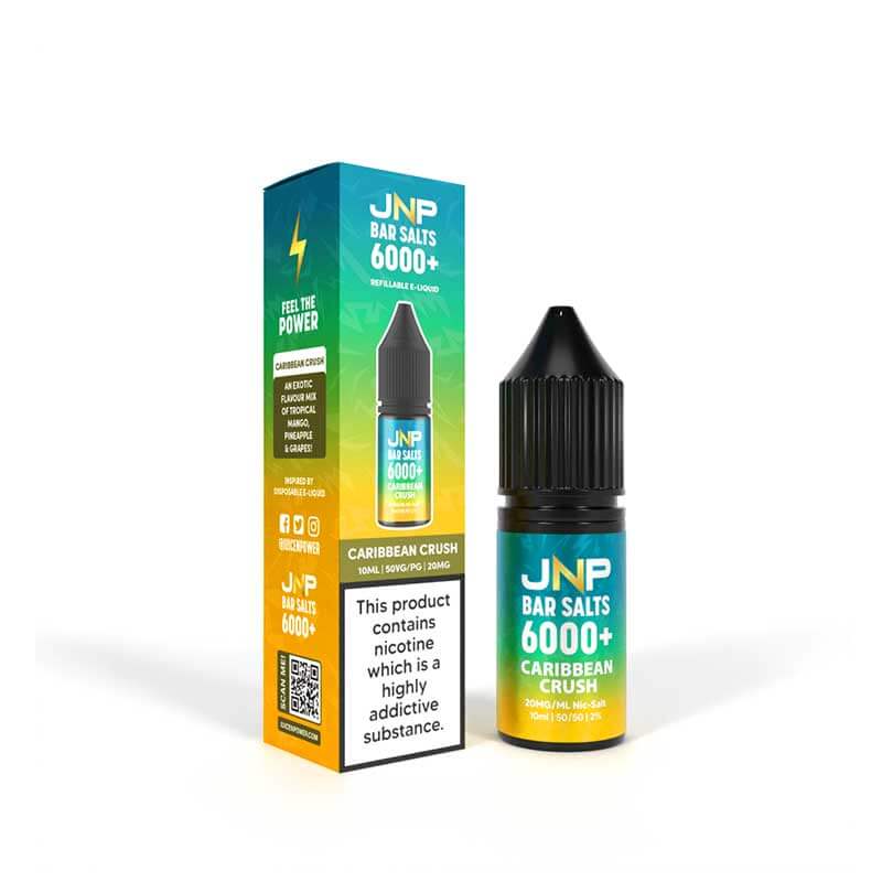 Juice N Power Bar Salts 6000+ Caribbean Crush 10ml E-Liquid