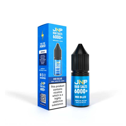 Juice N Power Bar Salts 6000+ Mr Blue 10ml E-Liquid