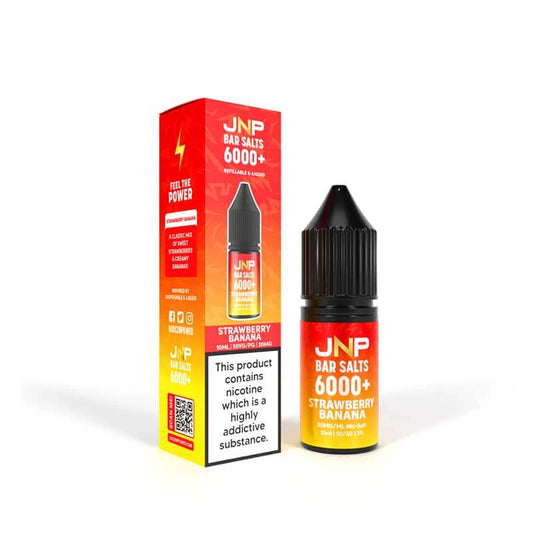Juice N Power Bar Salts 6000+ Strawberry Banana 10ml E-Liquid