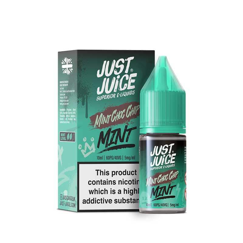 Just Juice Mint Choc Chip 10ml Nic Salt E-Liquid