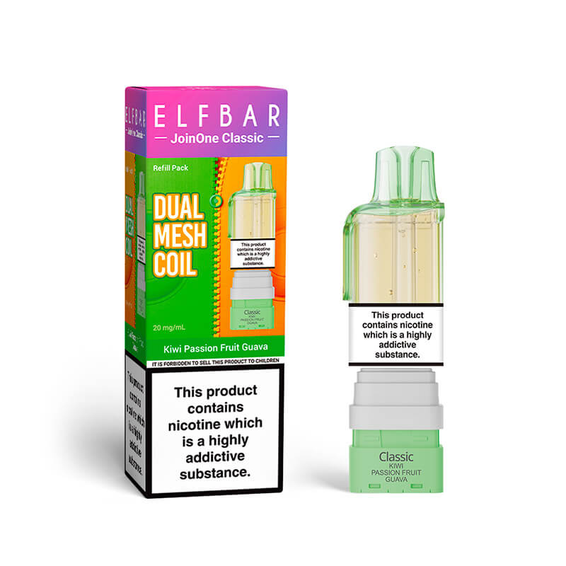 Elf Bar JoinOne Kiwi Passionfruit Guava Prefilled Pod + Refill